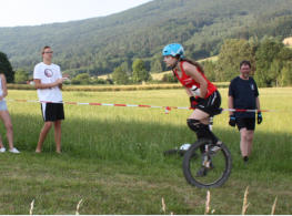 Valentina beim Uphill