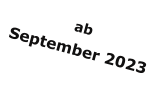 ab September 2023